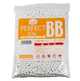 KSC Perfect 6mm airsoft BBs, 0.30g, 2200 rds, white
