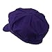 Cotton Elastic Newsboy Cap-Purple W15S51F