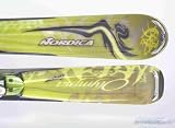 Used Nordica Olympia Conquer Shape Ski w/Bindi 154cm A+
