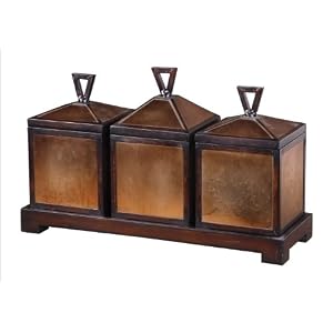 Chafetz Canisters and Tray Set by Uttermost