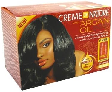 Creme of Nature with Argan Oil No-Lye Relaxer Regular (Pack of 6)