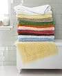 Martha Stewart Collection Solid Cotton Bath Rug, Lid Pecan