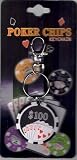 Poker Chip Keychain