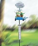 Golf Cart Rain Gauge Staked