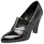 Franco Sarto Women's A-Fiend Pump,Black Petrol Stretch,7 M US