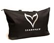 Whale Tail Black Tote