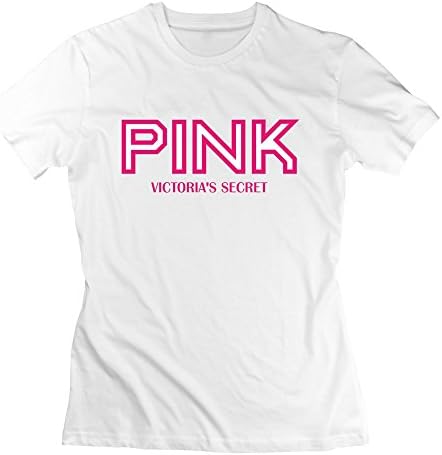 Women's 100% Cotton Victoria's Secret PINK T-shirts Medium White