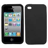 Skque Black Silicone Skin Case Of Apple iPhone 4S