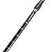 AGPtek Black Trekking Hiking Stick Pole alpenstock Adjustable telescoping Anti Shock Nordic Walking mountaineering (7075 Aluminum Cork grip Ergonomic)