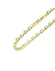 14K Yellow Gold 2mm Rolo Chain Necklace 20"