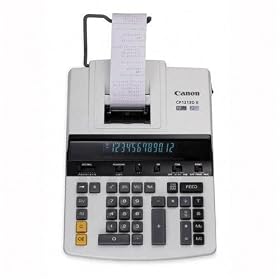CNMCP1213DII - Canon 12-Digit 2-Color Heavy-Duty Print Calculator With Fluorescent Display by