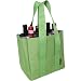 Six Bottle Wine Tote Lime