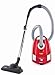Dirt Devil M7008-1 Cooper 2000 Watt inklusive Turbo- und Parkettb�roste +10 Beutel, rot / silber