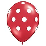 Red with White Polka Dots
