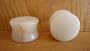 4 Gauge White Quartz Stone Plugs [1 Pair]