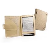 Eco-nique natürliche Hanftasche Hülle für Sony PRS-T1 – Buchform – “desert sand”