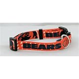 Chicago Bears Adjustable Pet Dog Collar (Small)
