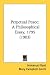 Perpetual Peace: A Philosophical Essay, 1795 (1903)