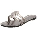 AK Anne Klein Women's Charlotte Open Toe Flat Sandal