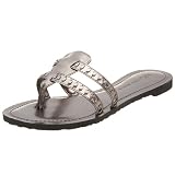 AK Anne Klein Women's Charlotte Open Toe Flat Sandal