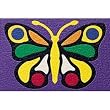 Lauri Early Learning Textured Crepe Rubber Puzzle - 22 Pcs BUTTERFLY
