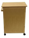 Winsome Wood Single Drawer Storage Cart, Natural