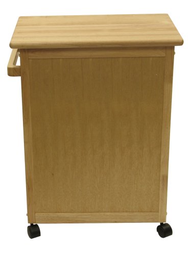 Winsome Wood Single Drawer Storage Cart, Natural Winsome Wood Single Drawer Storage Cart, Natural