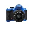 Pentax K-r SLR-Digitalkamera (12 Megapixel, Live View, HD Video) inkl. DA L 18-55mm Objektiv Kit blau