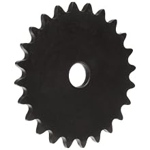 Martin Roller Chain Sprocket, Reboreable, Type A Hub, Single Strand, 35 Chain Size