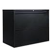 36" Wide Lateral File Cabinets, Two Drawer, Black (ALELA523629BL) Category: Metal Lateral File Cabinets