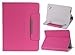 GreatCase Universal Carrying Case Folio Faux Leather Stand Flip Cover for 8 Inch Android Tablet (8 Inch, Pink)