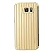 Galaxy S6 Case - Poetic Samsung Galaxy S6 Case [View Series] - [Lightweight] [Thin] [Metallic Color][Touch-Sensitive Cover] [Easily answer/reject calls] Polycarbonate Cover Case for Samsung Galaxy S6 Gold/Black (3-Year Manufacturer Warranty From Poetic)