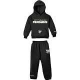 Reebok Pittsburgh Penguins Kids Fleece Hoodie & Pant Set Kids 5/6