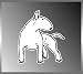 Bull Terrier Dog Vinyl Decal Car Bumper Sticker 4"x5"