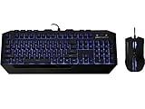 CM Storm Devastator - LED Gaming Keyboard and Mouse Combo Bundle (Blue Edition)
