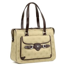 Moonsus Urban Laptop Tote in Black, Khaki or Mocha