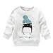 Timall Baby Girl Penguin Long Sleeve Cotton White Jumper Sweater Clothing Baby Clothes
