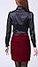 DPO Women's Chiffon Slim OL Ruffle Lace Founcing Front Shirt Long Sleeve Blouse