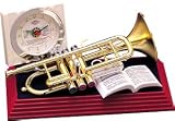 Trumpet Musical Alarm Clock,Violin,Saxophone clocks also available!