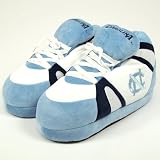 NORTH CAROLINA TAR HEELS SNEAKER SLIPPERS MENS SZ L
