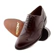 NOHARM Brown Wing Lace-up Vegan Shoes NOHR1965