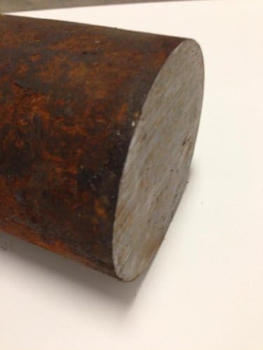 A105/LF2 Round Bar ASTM A350 Carbon Steel Heat Treated with MTR Size 8"OD (203.20mm), Length: 5 Inches, Remnant