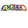 GLS Audio 3ft Patch Cable Cords - XLR Male To 1/4" TRS Color Cables - 3' Balanced Snake Cord - 6 PACK