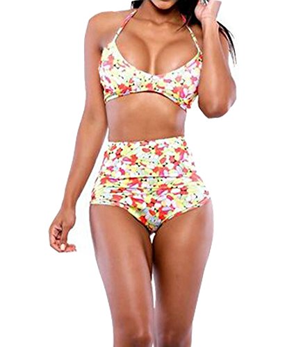 Womens Colorful Summer Swimsuit Swimwear Bathing Suit