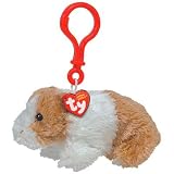 TY Beanie Baby - TWITCH the Guinea Pig ( Plastic Key Clip )