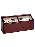 41rw7SJhCzL. SL160 Rothenschild Accessories RS 644 8 CL Watch Winder For 8 Watches Cherry