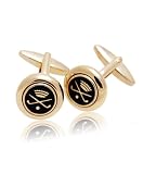 Pga Golf Gold Novelty Cufflinks