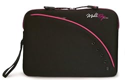 Mobile Edge MESSU1-10X 10/11.6-Inch Ultraportable Neoprene Sleeves for Netbooks (Black and Pink)