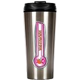 Great American Cleveland Browns Breast Cancer Awareness 16oz Stainless Steel Travel Tumbler