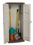 Suncast GS1250B Vertical Tool Shed, 20-cubic ft